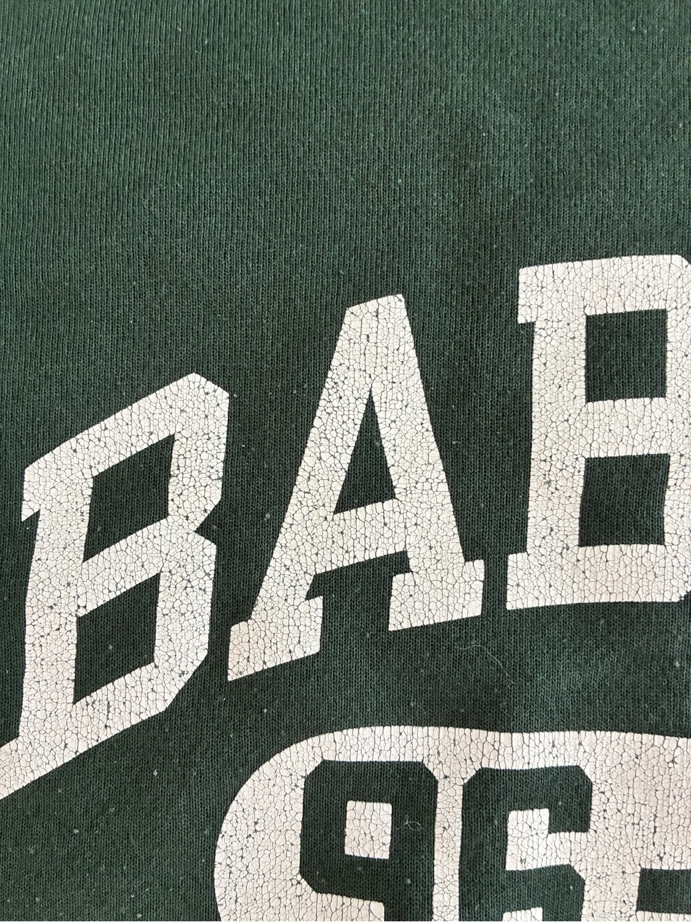 Champion Green Crewneck Sweatshirt with Logo Tag - Picture 4 of 6